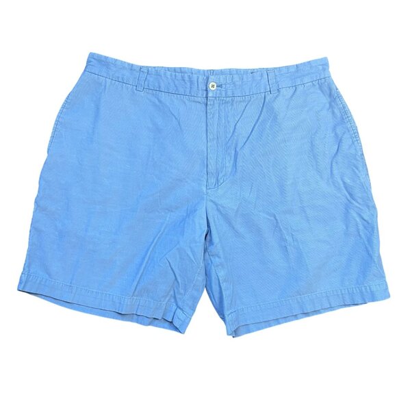 Vineyard Vines Corduroy Flat Front Shorts Men's Size 40 100% Cotton Pockets Blue - Picture 1 of 9